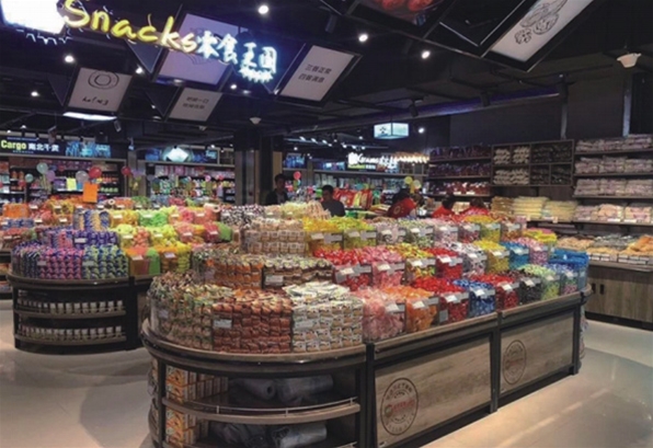 零食货架